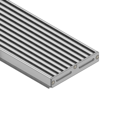 10-940-0-600MM MODULAR SOLUTIONS PROFILE<BR>STAIR PROFILE, CUT TO LENGTH 600 MM